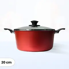 ILKO - Olla Just Cook con Tapa de Vidrio 20 cm