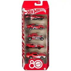 HOT WHEELS - Pack 5 80 aniversario Mattel