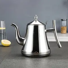 GENERICO - Cafetera Infusora con filtro 1.5 L - 100% Acero Inoxidable