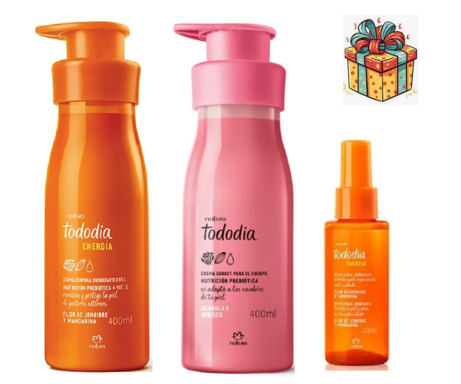 Duo crema corporal tododia + hidratante facial + regalo