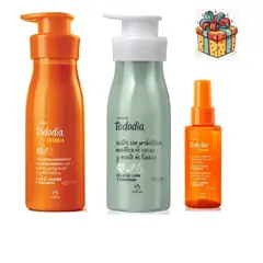 NATURA - 2 crema corporal tododia guanabana y mandarina y bruma facial