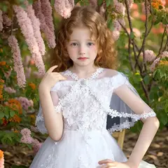 GENERICO - CAPA BOLERO PRIMERA COMUNION - 3 AÑOS HASTA 8 AÑOS