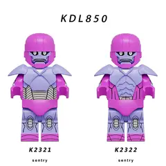 GENERICO - KDL850 Marvel X-Men Minifigs Sentry Purple Minifigs Bloques de construcción DC Comics Compatible