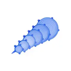 GENERICO - Set De 6 Tapas De Silicona Elásticas Para Taper