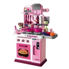 GENERICO - COCINA INTERACTIVA CON LUCES Y SONIDOS PARA NIÑAS 69CM