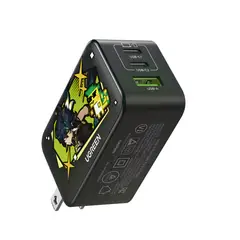 UGREEN - Cargador Rapido GaN 65W 3 Puertos Genshin CD244-10334GI