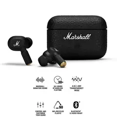 MARSHALL - Audífonos Bluetooth Motif II ANC In-Ear Tws 30Hrs Negro