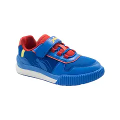 GENERICO - ZAPATILLAS CON DISEÑO SPIDER MAN PARA NIÑO AZUL Y ROJO CON VELCRO
