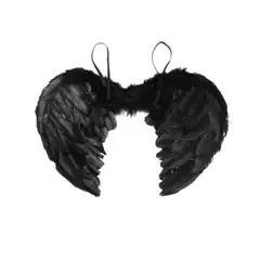 GENERICO - Alas disfraz ángel negro
