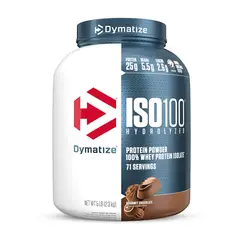 DYMATIZE - Iso 100 5 LB Proteina Hidrolizada - Gourmet Chocolate
