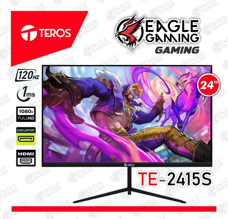 Monitor 24" TE-2415S 23.8 IPS 120HZ 1MS HDMI PARLANTE FHD