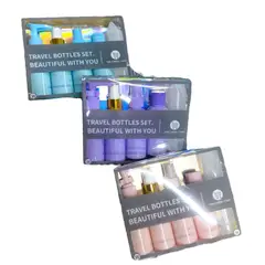 GENERICO - Set de 5 Frascos Pulverizador Contenedor de Aseo para Viaje