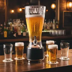 OEM - Parlante Bluetooth BT con Dispensador de Bebidas Cap 2500mL Cervezas con Grifo Caño
