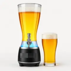 OEM - Parlante Bluetooth BT con Dispensador de Bebidas Cap 2500mL Cervezas con Grifo Caño