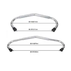 GENERICO - BARRA ANTIPATADAS PARA VACAS INOX ORDEÑO DE LECHE AJUSTABLE