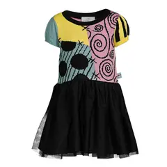 DISNEY CLASICOS - Vestido Niña Halloween Sally Jack Skellington Disney