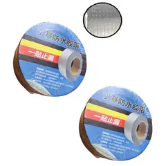 GENERICO - 2 CintaS De Sellado Impermeable Con Goma De Butilo 5cm X 5m