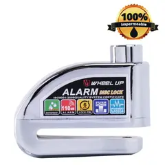 GENERICO - CANDADO DE MOTO CON ALARMA POTENTE