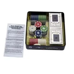 GENERICO - POKER FICHAS PROFESIONAL CARTAS JUEGO DE MESA CHIPS NAIPES