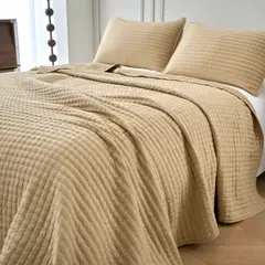 CLAUDIA RIVA HOME - Cubrecama Arena Beige