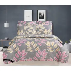 GENERICO - COBERTOR VERANO HAIRIFON - ESTAMPADO HOJAS GIS