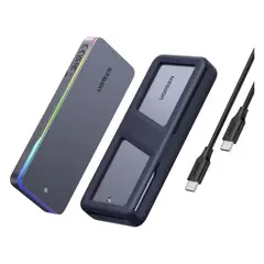 UGREEN - 25665 ENCLOSURE M.2 NVMe/SATA SSD, 20Gbs w/RGB