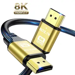 GENERICO - Cable Hdmi 8K 2.1 5 Metros 48gbps 60Hz 4k 120Hz ULTRA HD HDR PVC