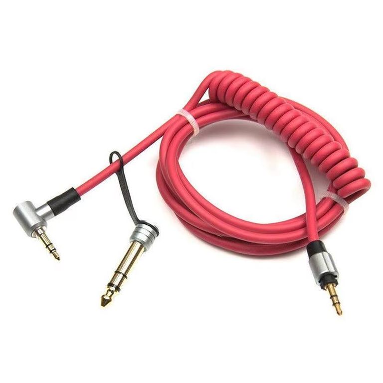Cable para audífonos Beats by Dr Dre Pro Solo Pro Mixr GDeals 35mm 65mm rojo