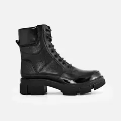 GINO BIGIONI - Botin Mujer de cuero ULT22-02-M Negro