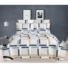 GENERICO - COBERTOR VERANO HAIRIFON - ESTAMPADO RECTÁNGULOS