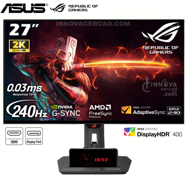 Monitor Gaming ROG Strix OLED XG27AQDMG 27 OLED QHD 240Hz 0.3ms
