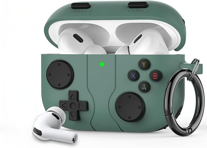 Funda para AirPods Pro 3 2025 con diseño Verde