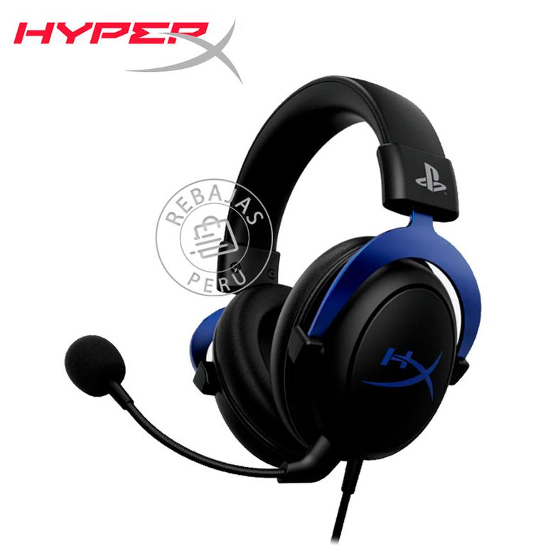 Audífono Cloud Gamer PS5PS4 con Micrófono 35mm Azul