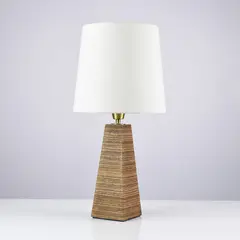 GENERICO - Lámpara de Mesa de Noche Huari Zebrano