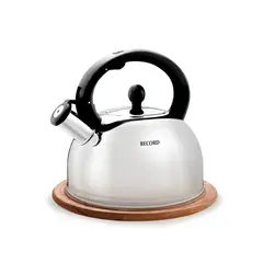 RECORD - Tetera Giulia Acero Inoxidable 4l Plateado