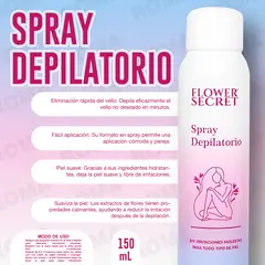 FLOWER SECRET - PACK 2 SPRAY PARA DEPILACIÓN 150ML