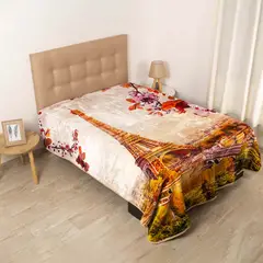 ESKIMO - Frazada Gold REVERSIBLE