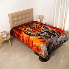 ESKIMO - Frazada Gold REVERSIBLE