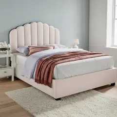 GENERICO - Cama Box Tarima Dionisia Rosado Bebé Queen La Industria