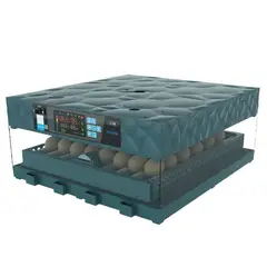 GENERICO - Incubadora Automatica 64 Huevos Dual 12v/220v Giro 360º