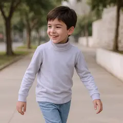 LE PETIT COMPANY - Polo Cafarena Niño Niña Gris - 100 Algodón