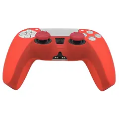 GENERICO - Funda de Silicona para mando de PS5 Rojo