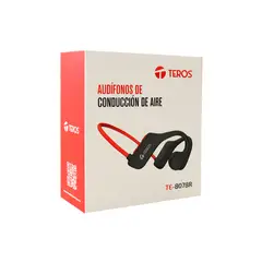 TEROS - AUDIFONO DE CONDUCCION DE AIRE GRISROJO TE-8078R