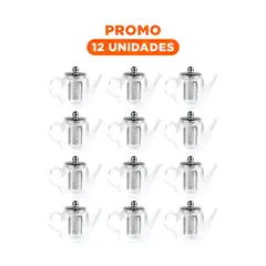 GENERICO - Pack12 Infusor con Pico Largo de 800ml Transparente