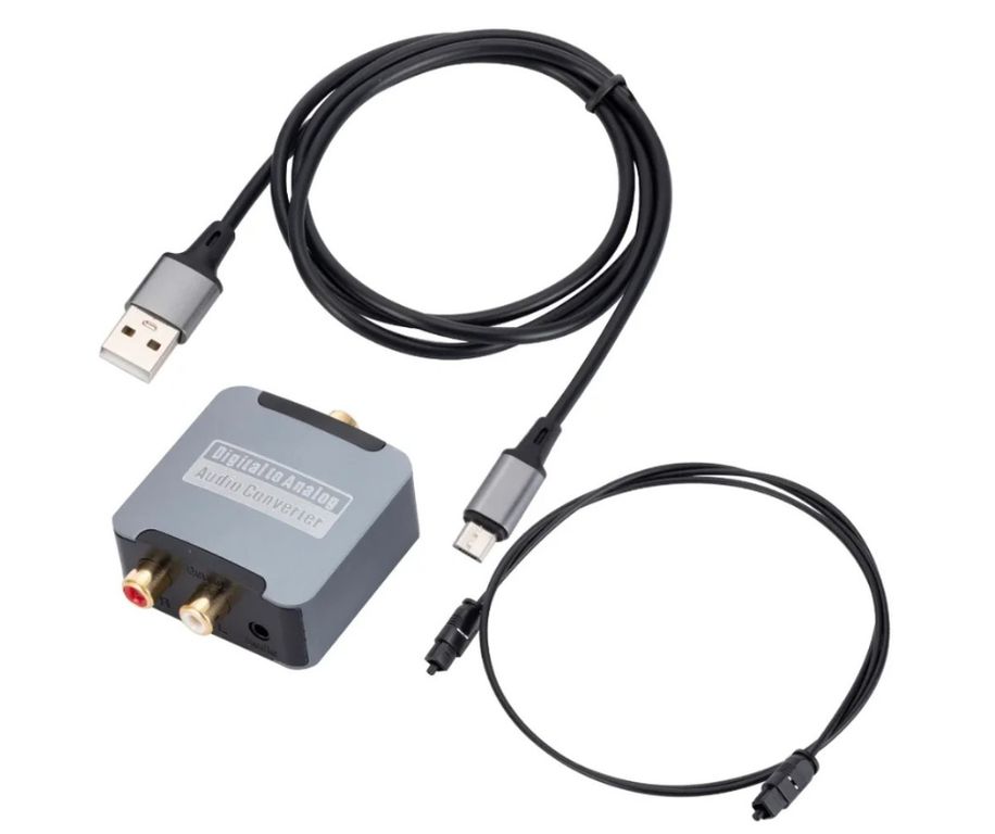 Convertidor Óptico coaxial DAC Cable Óptico