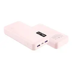 UGREEN - Power Bank 20 W con carga rápida bidireccional rosa