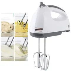 GENERICO - Batidora de Mano Batidor Profesioal de 7 Velocidades Electrica con 2 Varillas