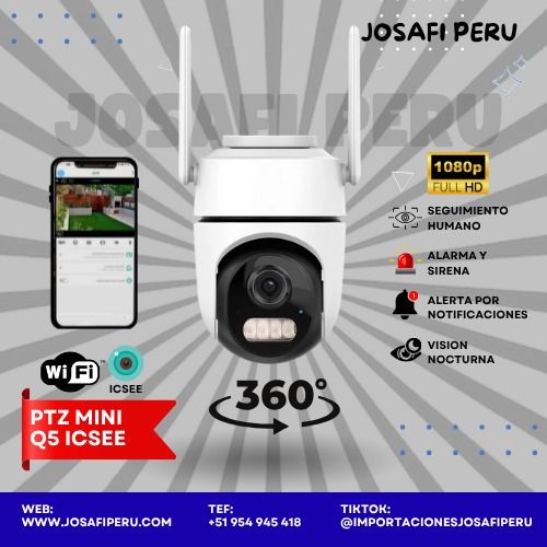 Cámara PTZ mini Q5 ICSEE