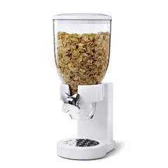 GENERICO - Dispensador De Cereales Blanco Duradero Multiusos Organizador