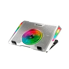 CYBERCOOL - Cooler para Laptop 5 ventiladores HA-A15 LED RGB